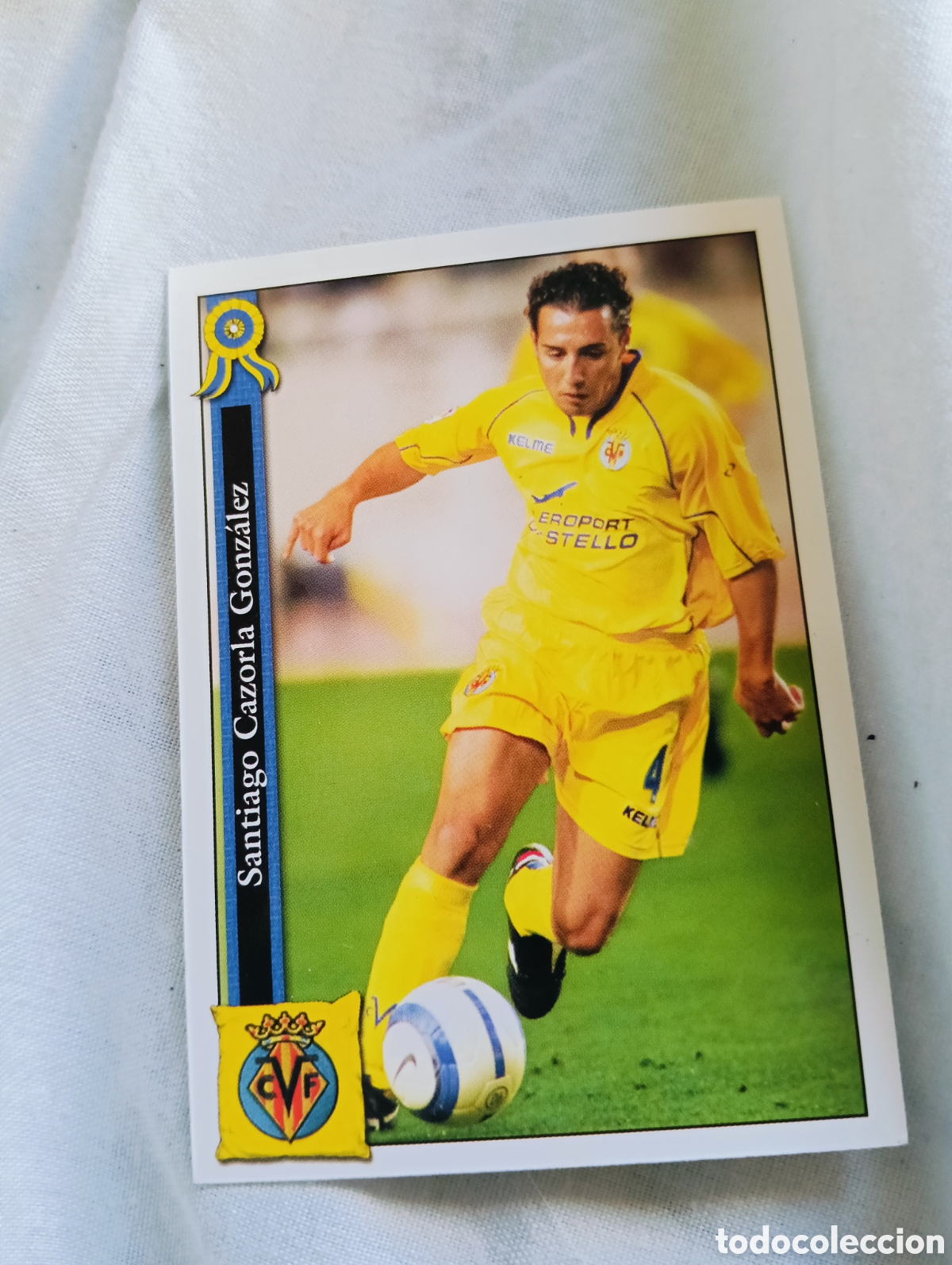 Fu&szlig;ball-Sticker: Carta N&deg;71 Santi Cazorla Fichas Liga 2005/06 Mundicromo