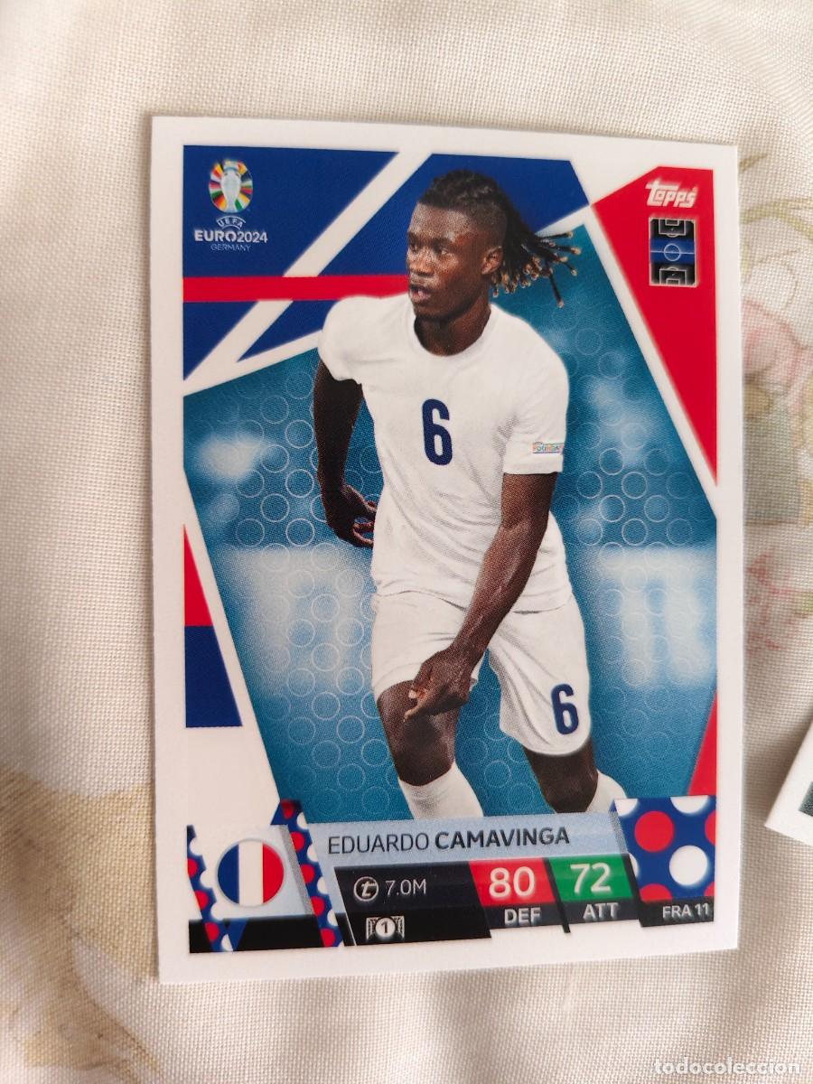 Figurine di Calcio: FRA 11 FRA11 EURO 2024 TOPPS EDUARDO CAMAVINGA FRANCIA MATCH ATTAX 24 EUROCOPA