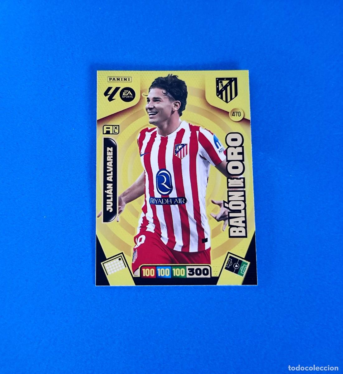 Cromos de F&uacute;tbol: Adrenalyn 2025 2026 / 25 26 Bal&oacute;n de Oro 470 Juli&aacute;n &Aacute;lvarez Atl&eacute;tico de Madrid