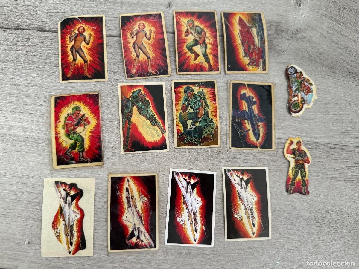 Cromos de F&uacute;tbol: Lote de cromos de Phoskitos Gijoe G. I. Joe