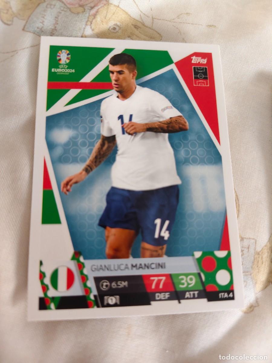 Cromos de F&uacute;tbol: ITA 4 ITA4 EURO 2024 TOPPS GIANLUCA MANCINI ITALIA MATCH ATTAX 24 EUROCOPA