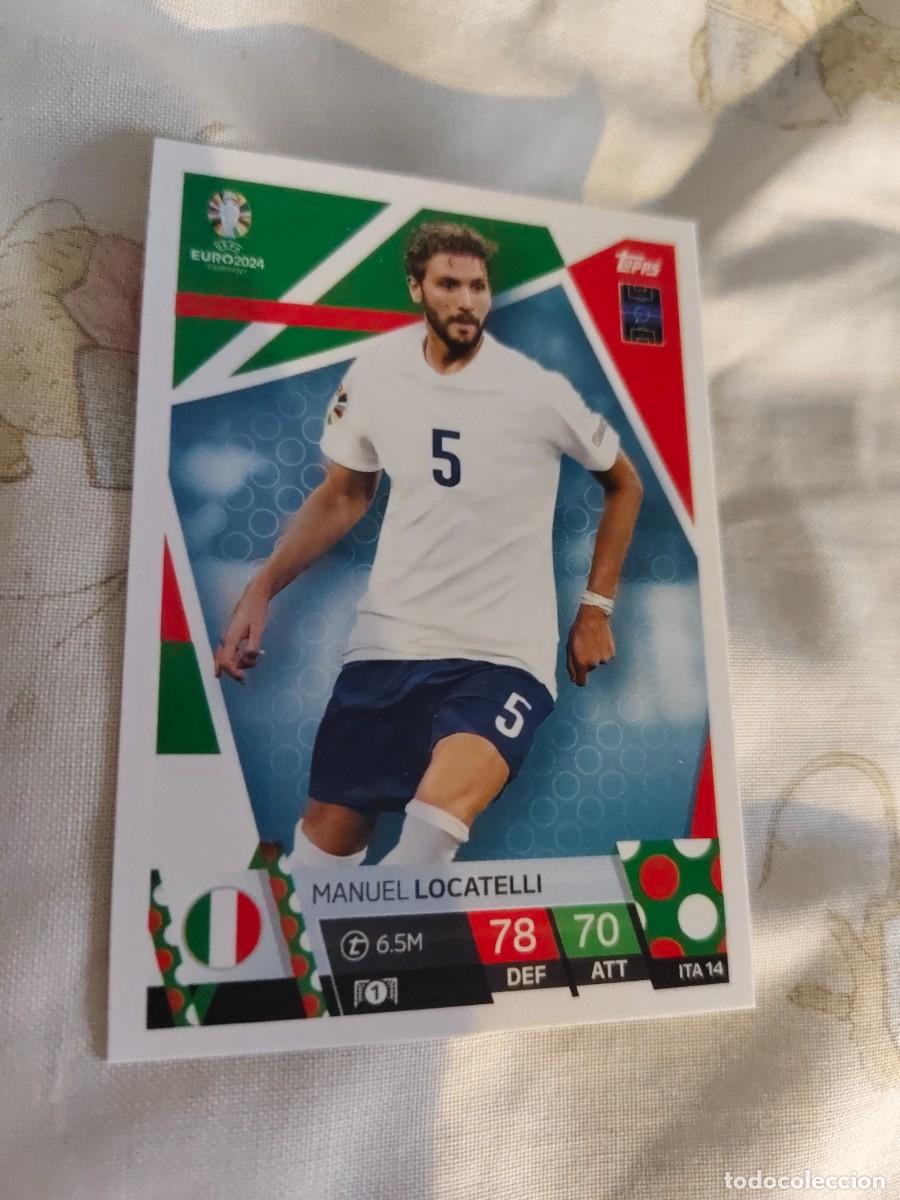 Cromos de F&uacute;tbol: ITA 14 ITA14 EURO 2024 TOPPS MANUEL LOCATELLI ITALIA MATCH ATTAX 24 EUROCOPA