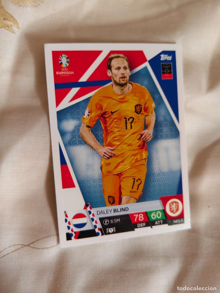 Cromos de F&uacute;tbol: NED 8 NED8 EURO 2024 TOPPS DALEY BLIND PA&Iacute;SES BAJOS HOLANDA MATCH ATTAX 24 EUROCOPA