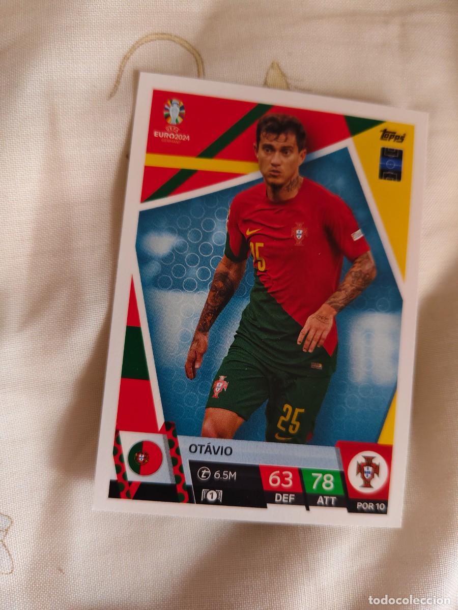 Fu&szlig;ball-Sticker: POR 10 POR10 EURO 2024 TOPPS OT&Aacute;VIO PORTUGAL MATCH ATTAX 24 EUROCOPA