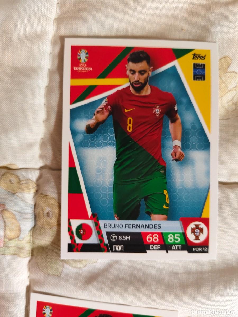 Fu&szlig;ball-Sticker: POR 12 POR12 EURO 2024 TOPPS BRUNO FERNANDES PORTUGAL MATCH ATTAX 24 EUROCOPA