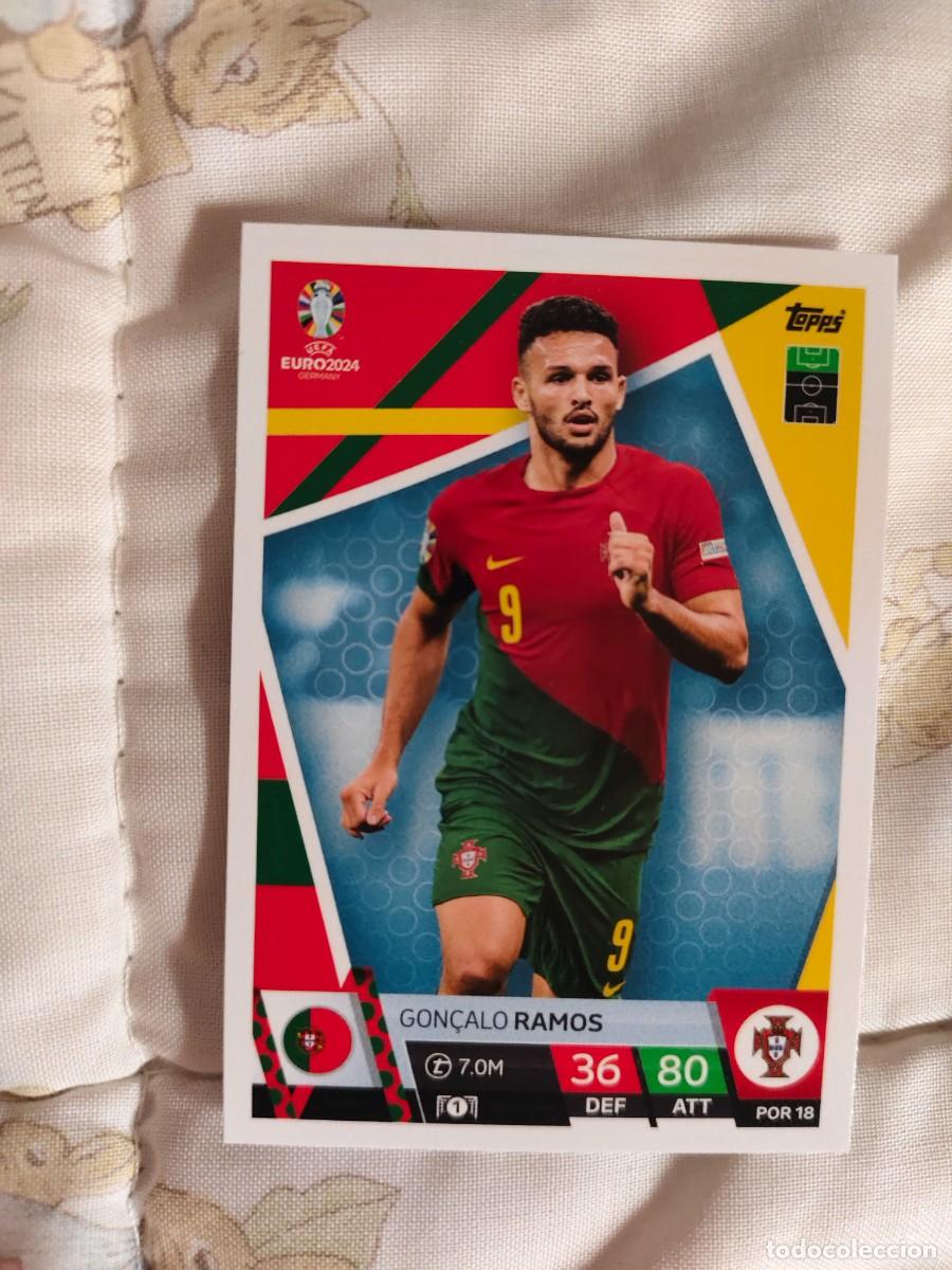 Fu&szlig;ball-Sticker: POR 18 POR18 EURO 2024 TOPPS GON&Ccedil;ALO RAMOS PORTUGAL MATCH ATTAX 24 EUROCOPA