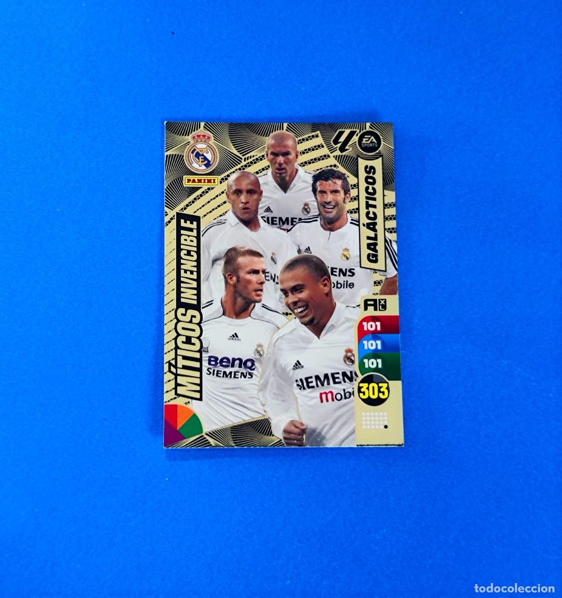 Cromos de F&uacute;tbol: Adrenalyn 2024 2025 / 24 25 M&iacute;ticos Invencibe Gal&aacute;cticos Real Madrid