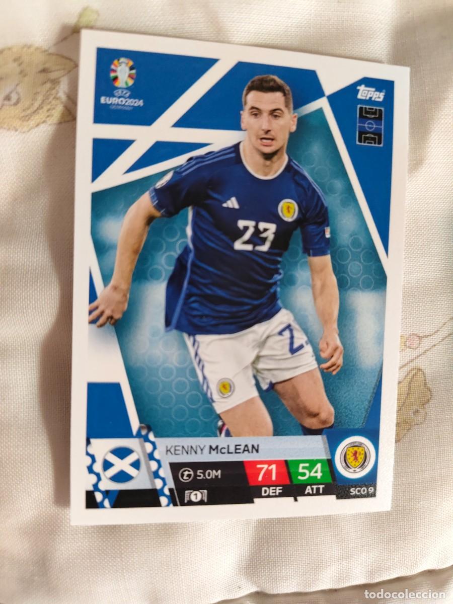 Cromos de F&uacute;tbol: SCO 9 SCO9 EURO 2024 TOPPS KENNY MCLEAN ESCOCIA MATCH ATTAX 24 EUROCOPA