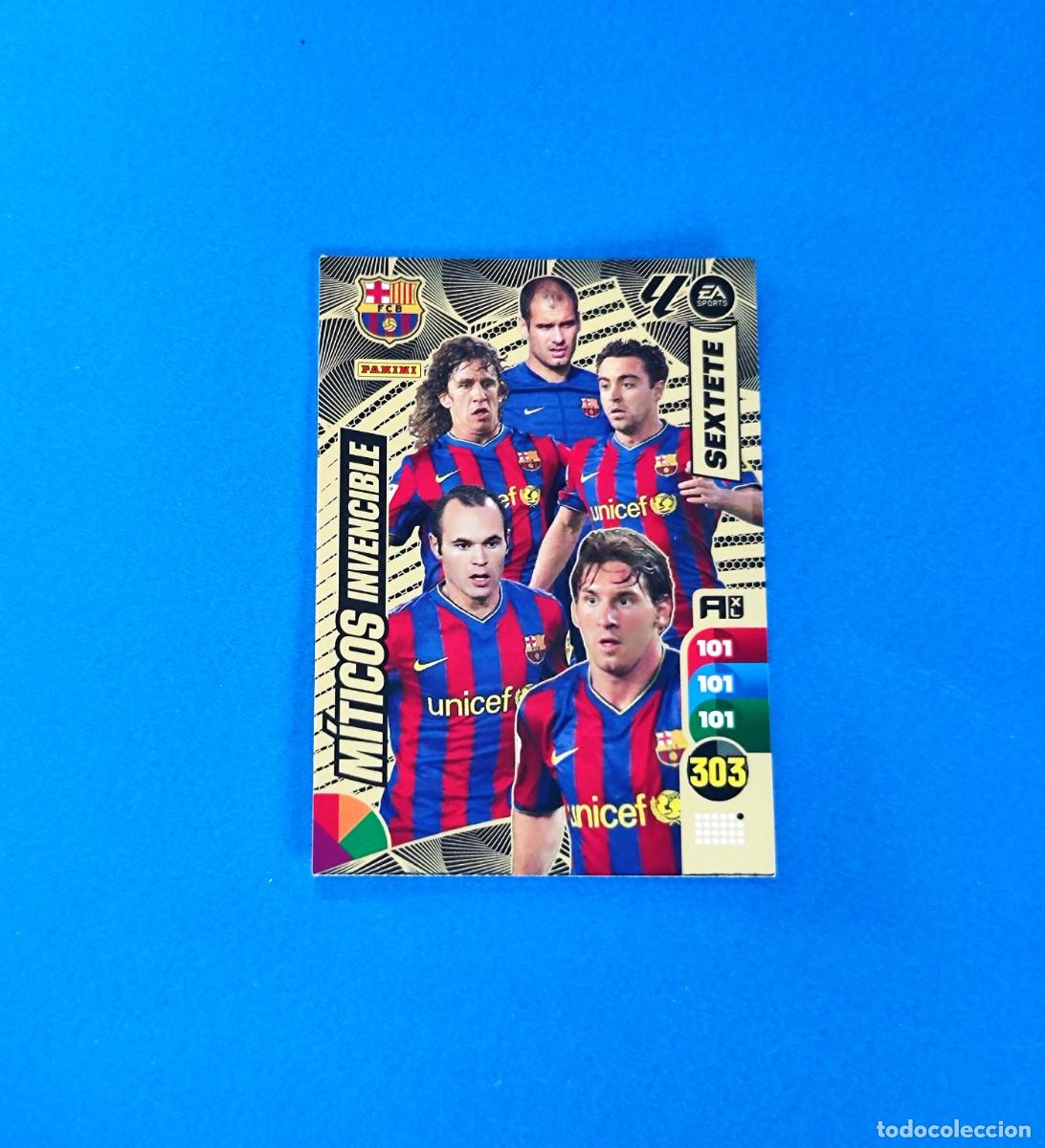 Cromos de F&uacute;tbol: Adrenalyn 2024 2025 / 24 25 M&iacute;ticos Invencible Sextete Barcelona