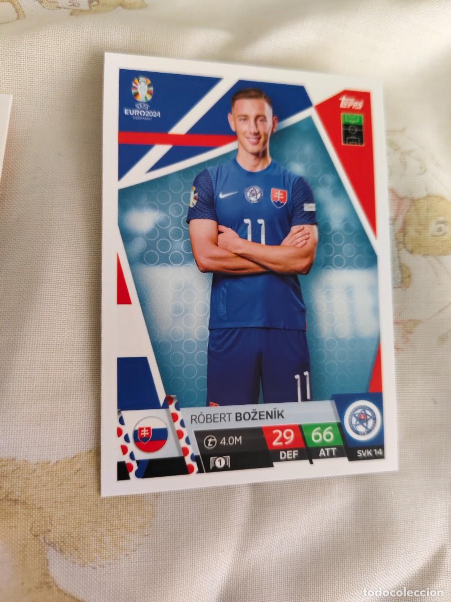 Cromos de f&uacute;tbol: SVK 14 SVK14 EURO 2024 TOPPS R&Oacute;BERT BOŽEN&Iacute;K ESLOVAQUIA MATCH ATTAX 24 EUROCOPA