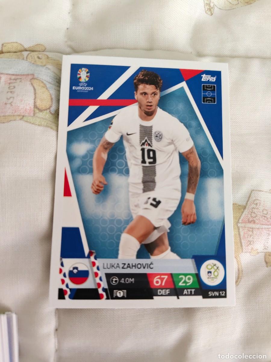 Cromos de f&uacute;tbol: SVN 12 SVN12 EURO 2024 TOPPS LUKA ZAHOVIĆ ESLOVENIA MATCH ATTAX 24 EUROCOPA
