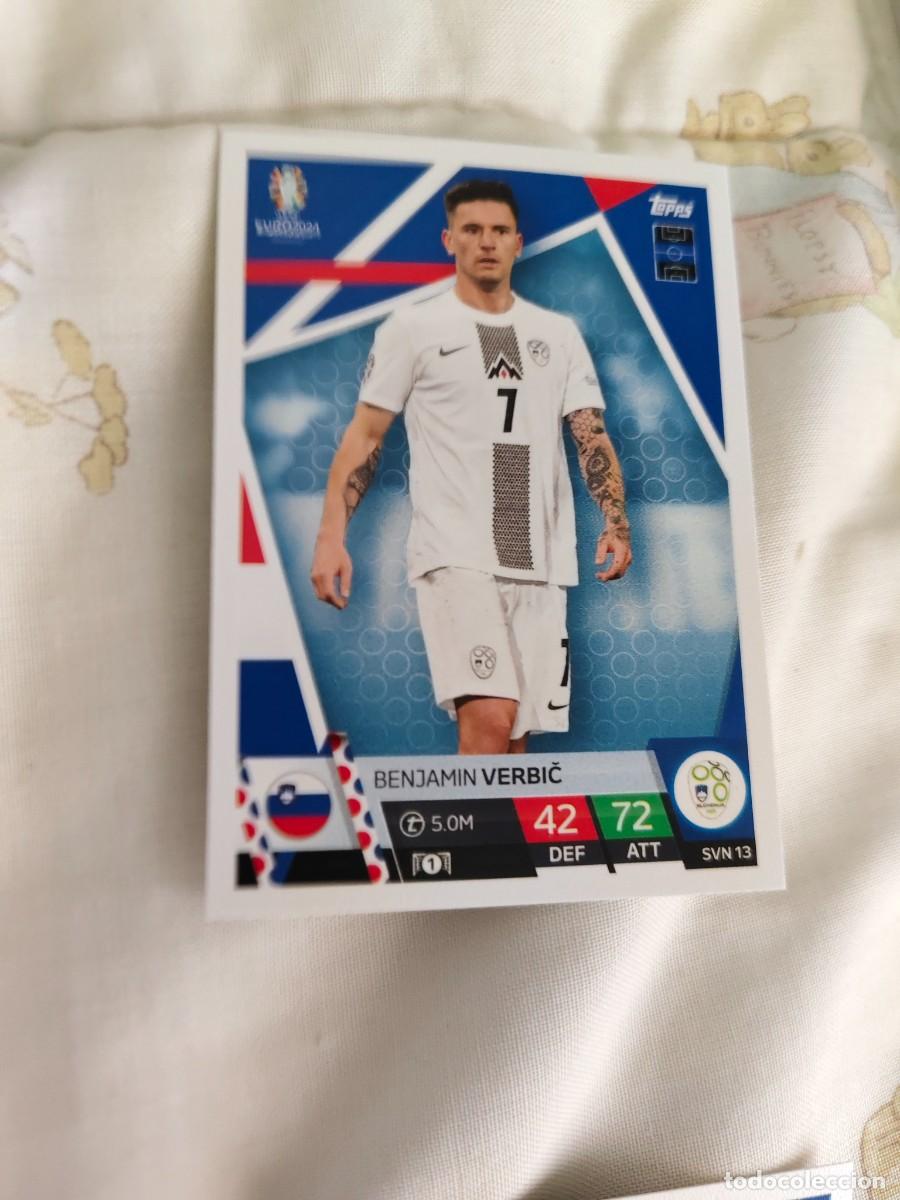 Cromos de f&uacute;tbol: SVN 13 SVN13 EURO 2024 TOPPS BENJAMIN VERBIČ ESLOVENIA MATCH ATTAX 24 EUROCOPA