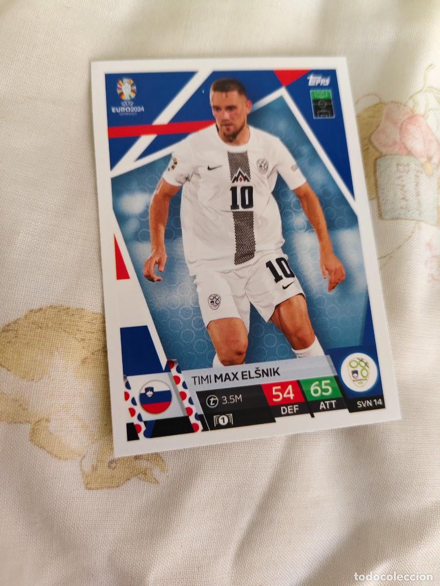 Cromos de F&uacute;tbol: SVN 14 SVN14 EURO 2024 TOPPS TIMI MAX EL&Scaron;NIK ESLOVENIA MATCH ATTAX 24 EUROCOPA
