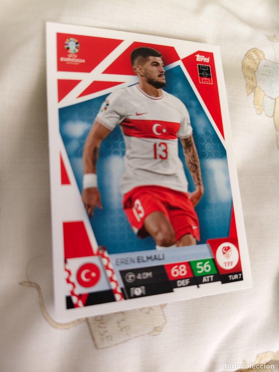 Fu&szlig;ball-Sticker: TUR 7 TUR7 EURO 2024 TOPPS EREN ELMALI TURQU&Iacute;A MATCH ATTAX 24 EUROCOPA