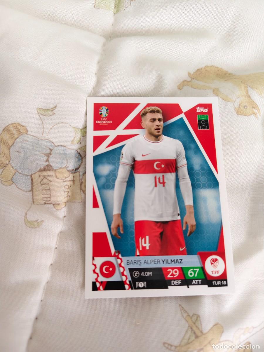 Fu&szlig;ball-Sticker: TUR 18 TUR18 EURO 2024 TOPPS BARIŞ ALPER YILMAZ TURQU&Iacute;A MATCH ATTAX 24 EUROCOPA