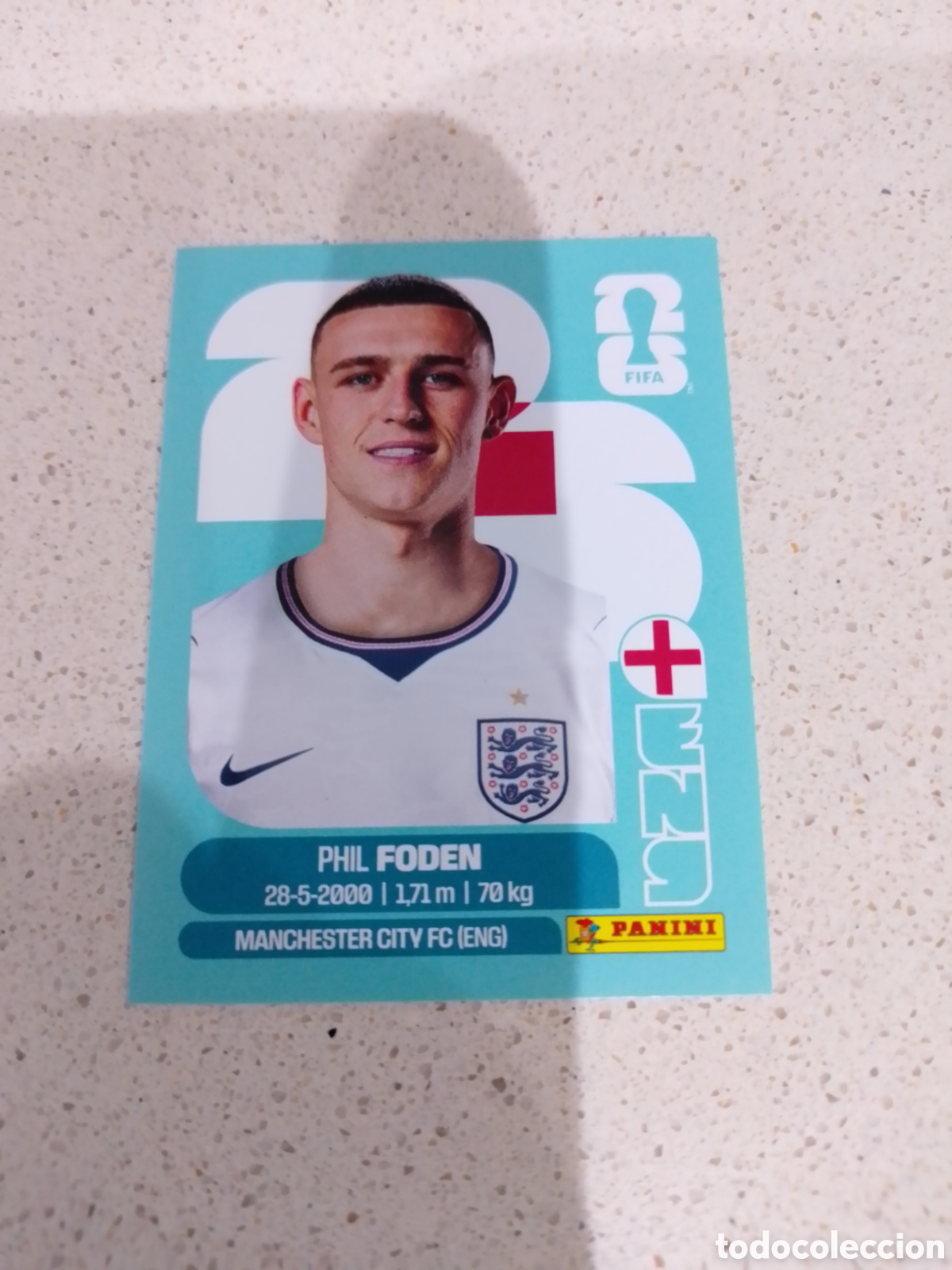 Cromos de F&uacute;tbol: CROMO NUMERO 16 FODEN INGLATERRA. MUNDIAL 2026. PANINI.