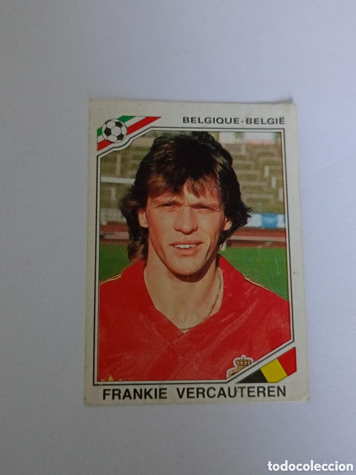 Cromos de Futebol: FRANKIE VERCAUTEREN SELECCION BELGICA 139 MUNDIAL MEXICO 86 PANINI NUNCA PEGADO SIN PEGAR