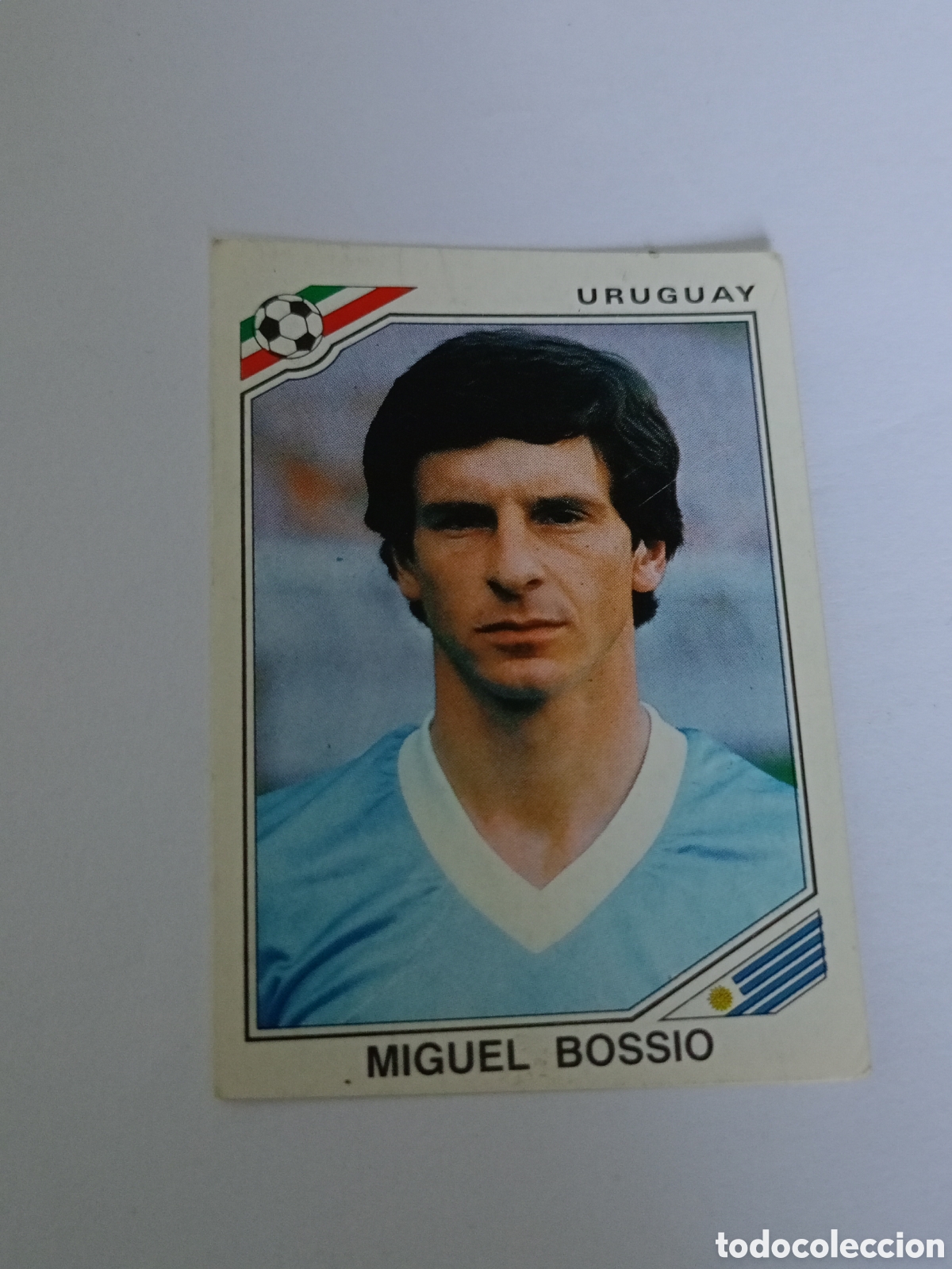 Cromos de F&uacute;tbol: MIGUEL BOSSIO SELECCION URUGUAY 320 MUNDIAL MEXICO 86 PANINI NUNCA PEGADO SIN PEGAR