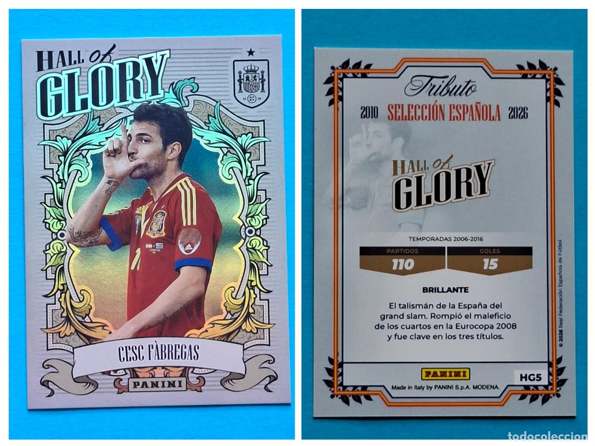 Cromos de F&uacute;tbol: #HG5 CESC F&Agrave;BREGAS (Hall of Glory) - TRIBUTO Selecci&oacute;n ESPA&Ntilde;OLA 2010-2026 Panini Card SPAIN