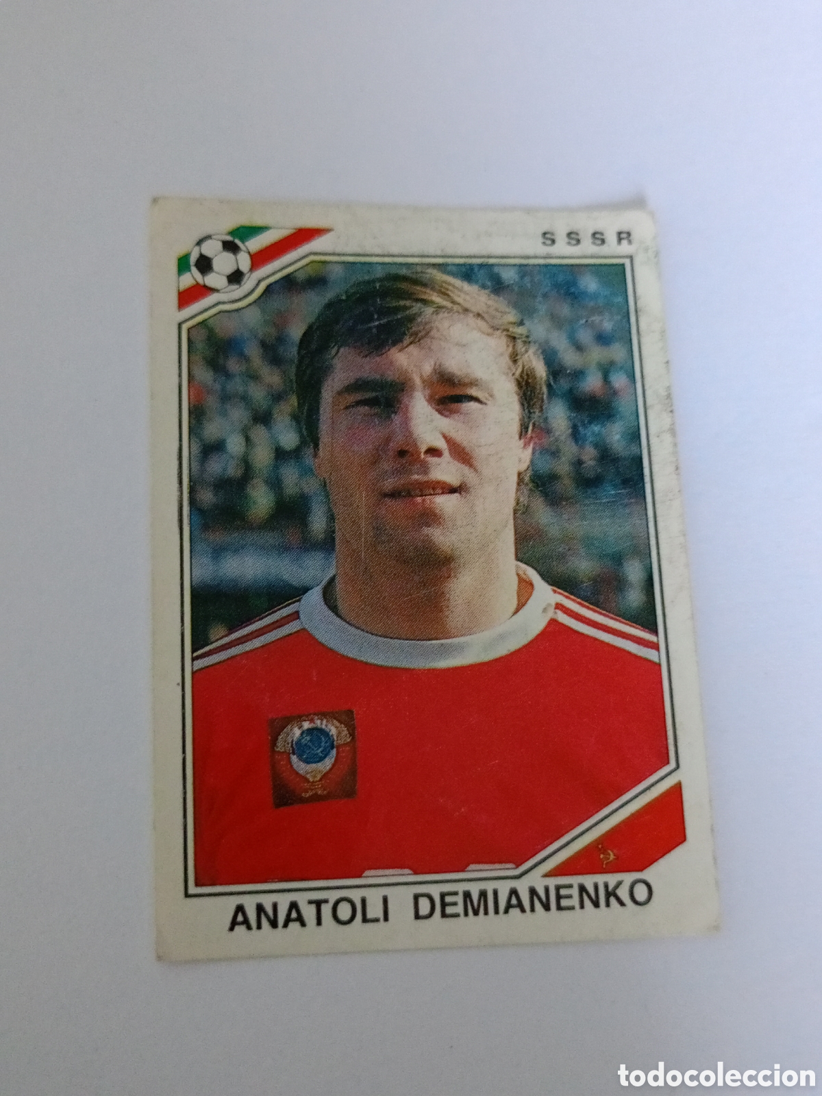 Cromos de F&uacute;tbol: ANATOLI DEMIANENKO SELECCION SSSR 189 MUNDIAL MEXICO 86 PANINI NUNCA PEGADO SIN PEGAR