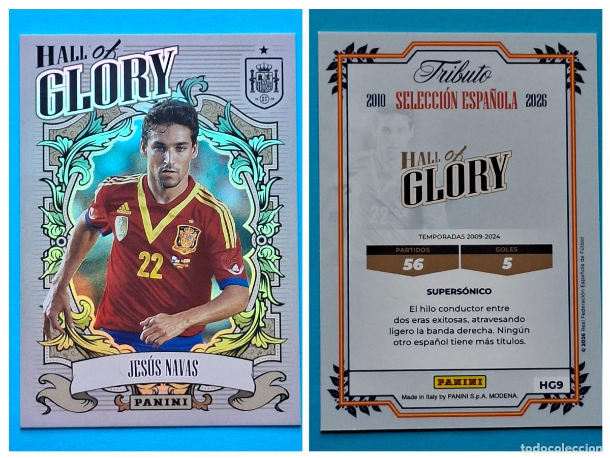 Cromos de F&uacute;tbol: #HG9 JES&Uacute;S NAVAS (Hall of Glory) - TRIBUTO Selecci&oacute;n ESPA&Ntilde;OLA 2010-2026 Panini Card SPAIN