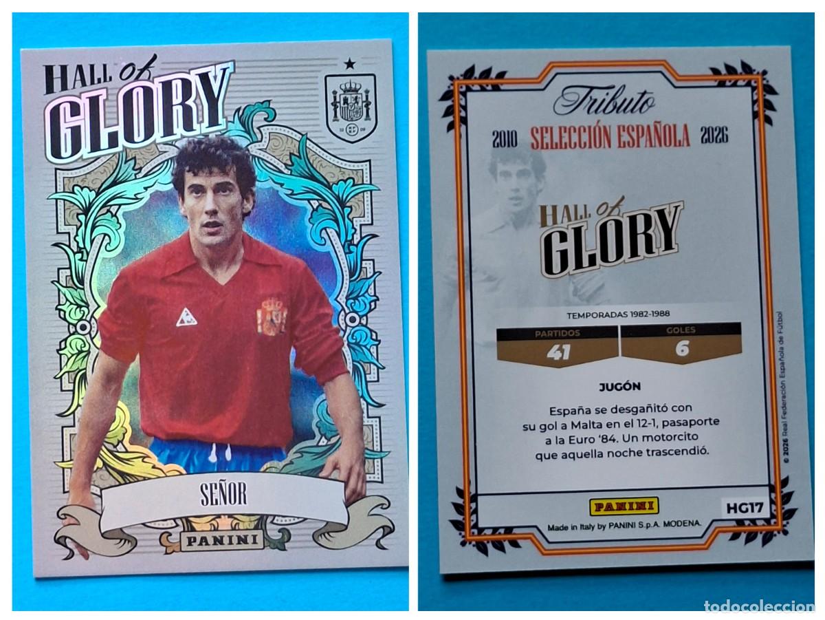 Cromos de F&uacute;tbol: #HG17 SE&Ntilde;OR (Hall of Glory) - TRIBUTO Selecci&oacute;n ESPA&Ntilde;OLA 2010-2026 Panini Card SPAIN