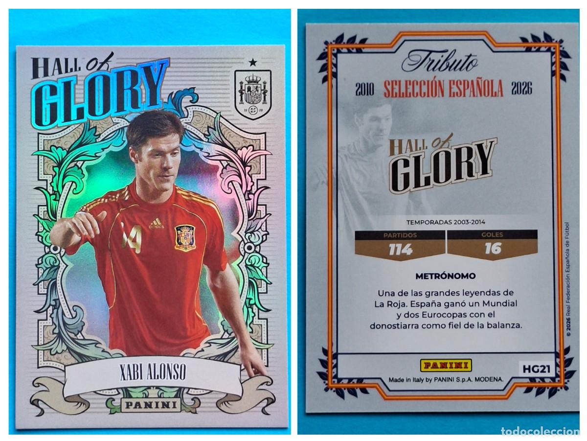 Cromos de F&uacute;tbol: #HG21 XABI ALONSO (Hall of Glory) - TRIBUTO Selecci&oacute;n ESPA&Ntilde;OLA 2010-2026 Panini Card SPAIN