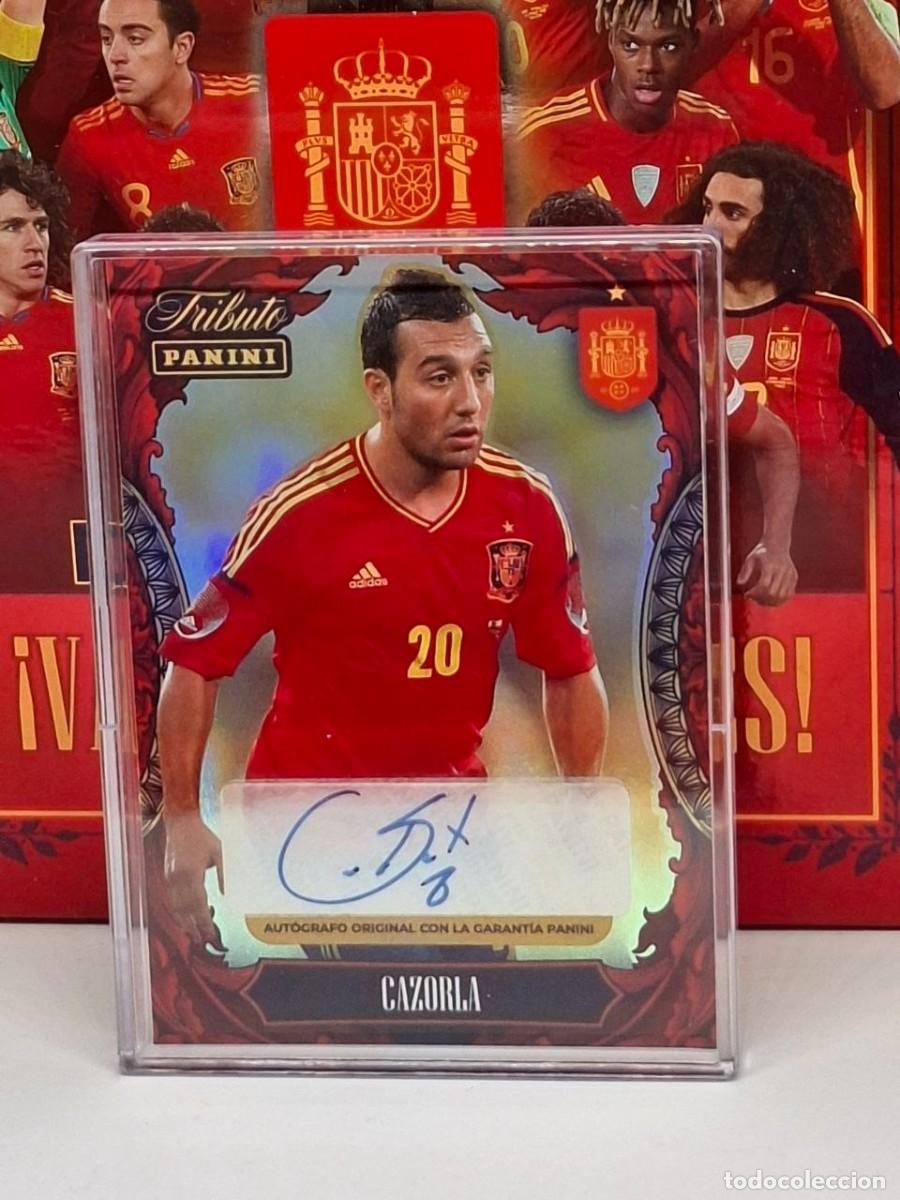 Cromos de F&uacute;tbol: CAZORLA /200 (Aut&oacute;grafo) - TRIBUTO Selecci&oacute;n ESPA&Ntilde;OLA 2010-2026 Panini Card SPAIN Autograph