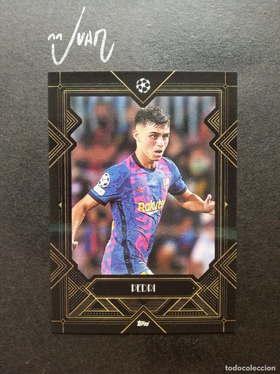 Cromos de F&uacute;tbol: PEDRI FC BARCELONA ESPA&Ntilde;A ⚽ TOPPS &reg; DECO UCL UEFA CHAMPIONS LEAGUE 2021 2022 21 22 NUEVO