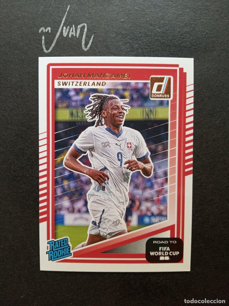 Cromos de F&uacute;tbol: N&ordm; 250 RATED ROOKIE MANZAMBI SUIZA FRIBURGO ⚽ PANINI &reg; DONRUSS ROAD FIFA WORLD CUP 2026 25 26 NUEVO