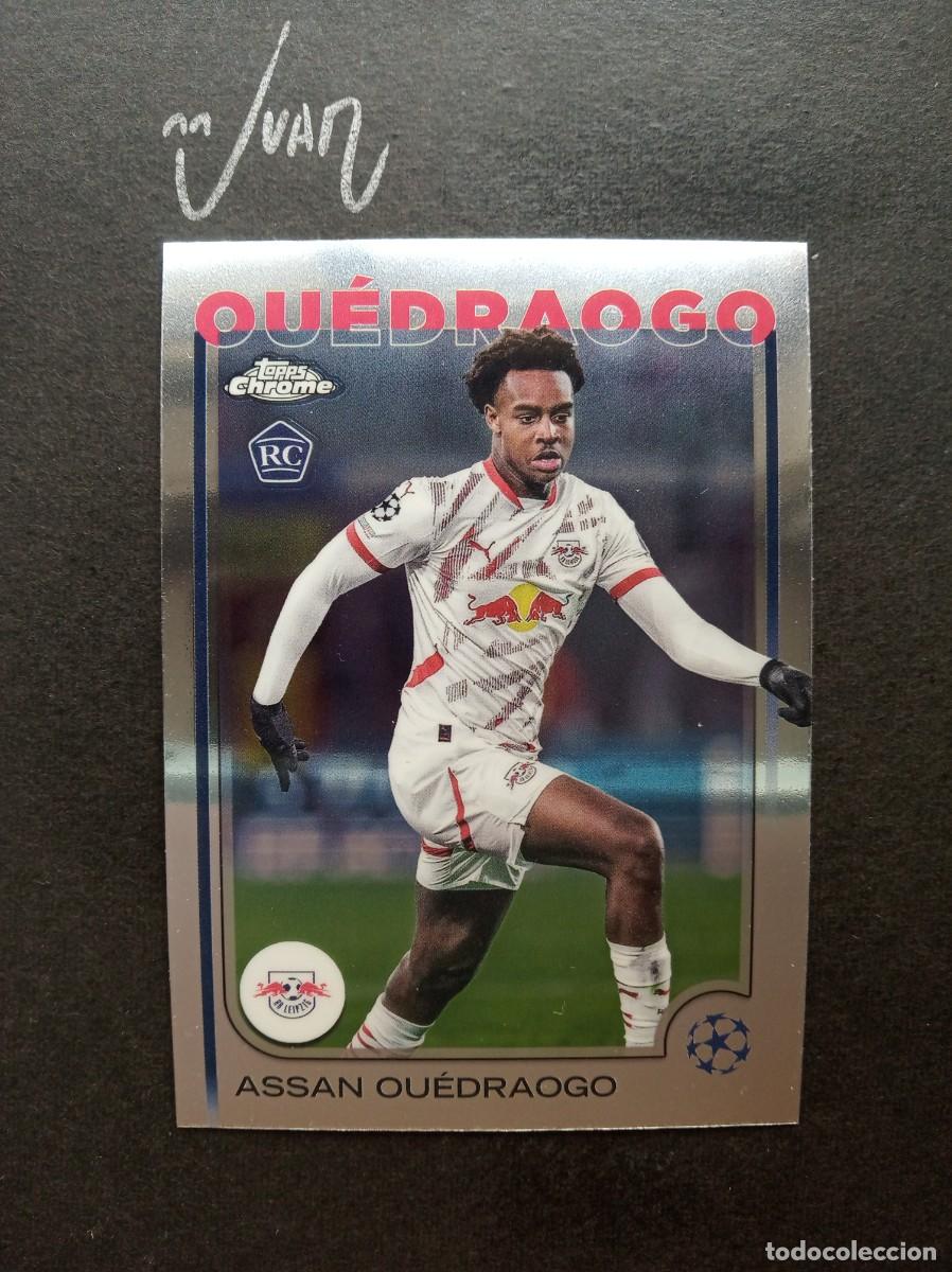 Cromos de F&uacute;tbol: N&ordm; 83 ROOKIE OUEDRAOGO RB LEIPZIG ⚽ TOPPS &reg; CHROME UCC UEFA CLUB COMPETITIONS 2024 2025 24 25 NUEVO