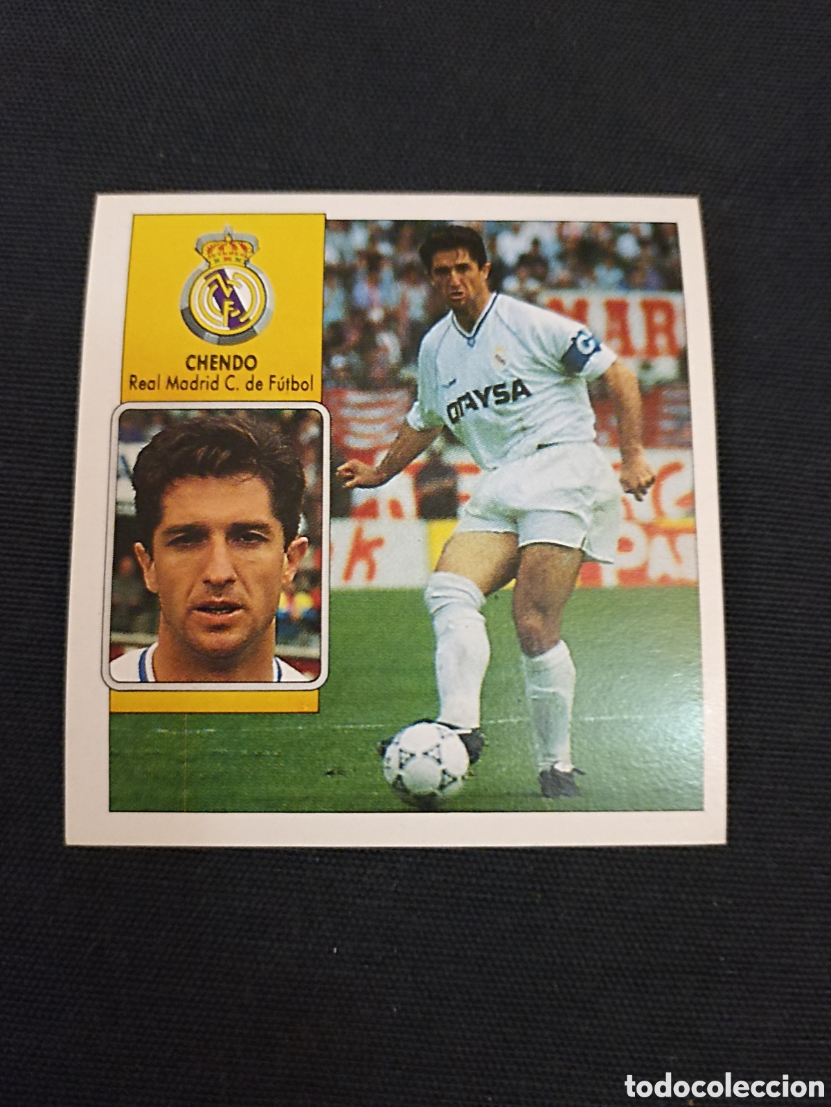 Cromos de F&uacute;tbol: Chendo ( Real Madrid ) Liga este 92-93 Nunca pegado