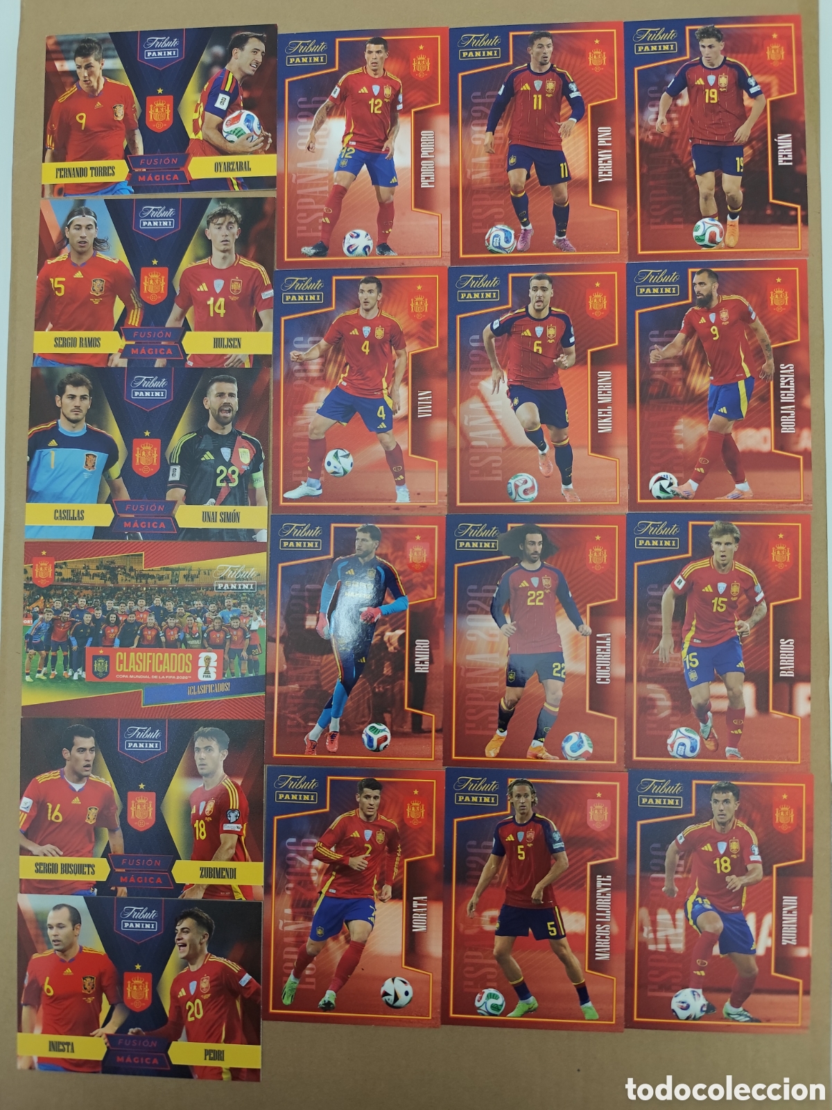 Cromos de F&uacute;tbol: LOTE 83 CARDS DIFERENTES DE LA COLECCI&Oacute;N SELECCI&Oacute;N ESPA&Ntilde;OLA 2000 2026 PANINI TRIBUTO