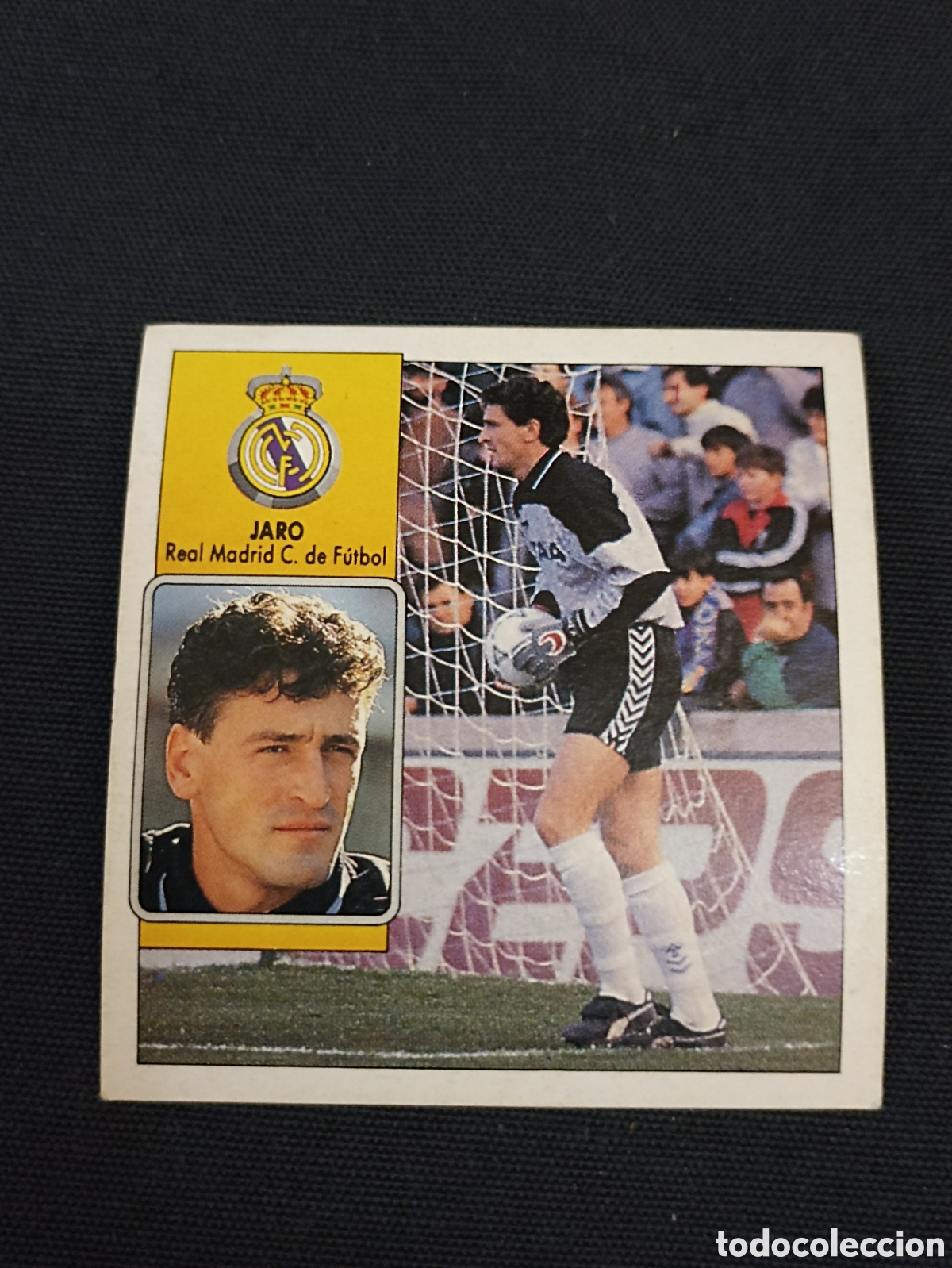 Cromos de F&uacute;tbol: Jaro ( Real Madrid ) Liga este 92-93 Nunca pegado