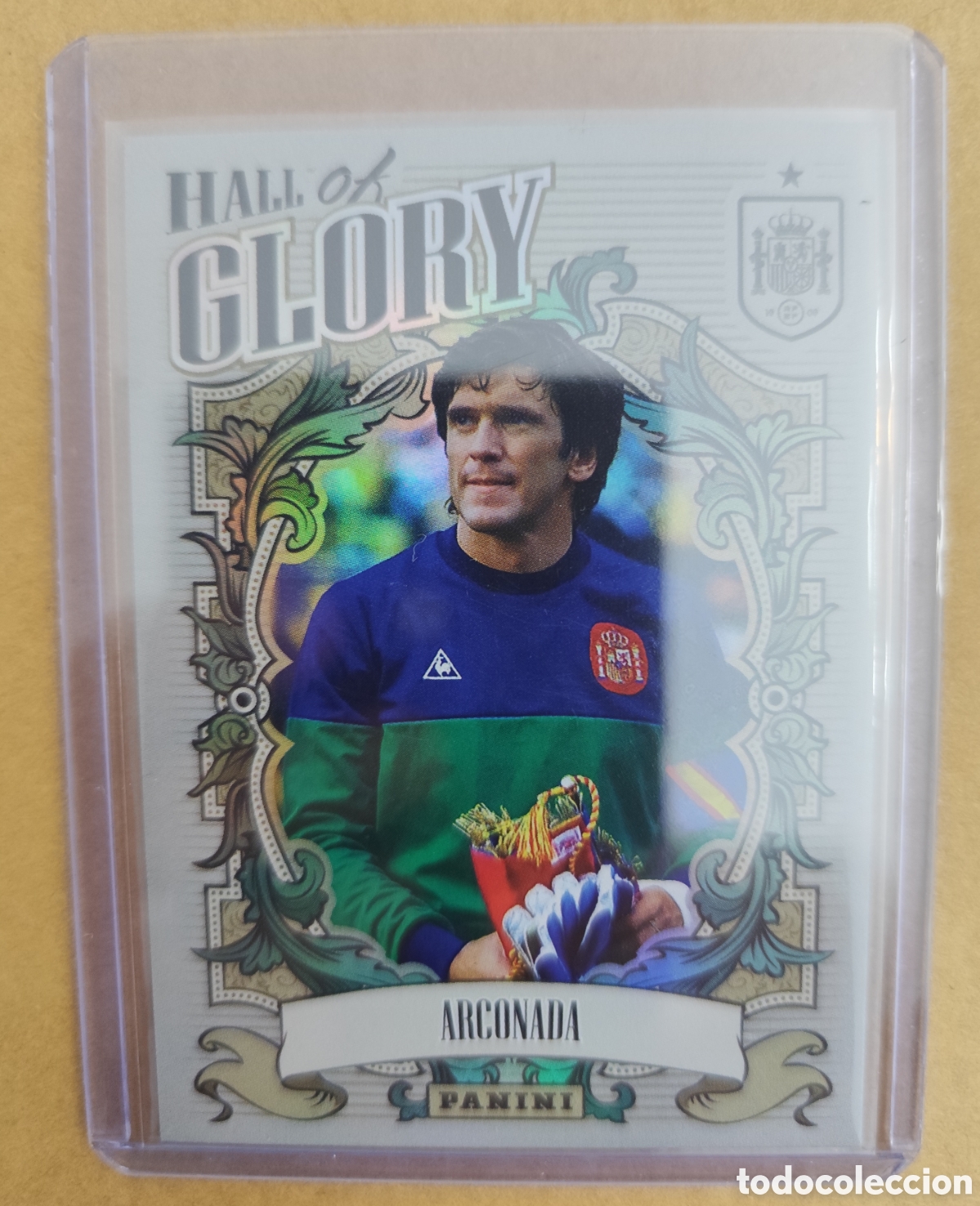 Cromos de F&uacute;tbol: ARCONADA HALL OF GLORY SELECCI&Oacute;N ESPA&Ntilde;OLA 2000 2026 PANINI TRIBUTO