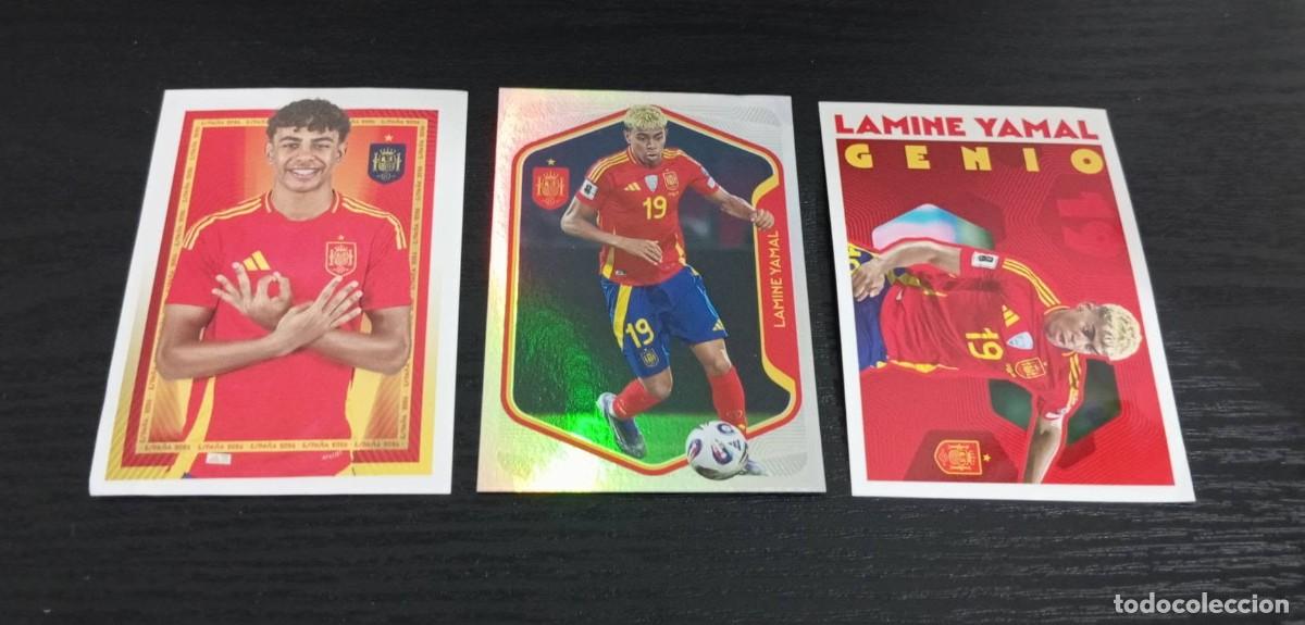 Cromos de F&uacute;tbol: -CARREFOUR MUNDIAL 2026 : LOS 3 DE LAMINE YAMAL ( ESPA&Ntilde;A ) 49-50-71