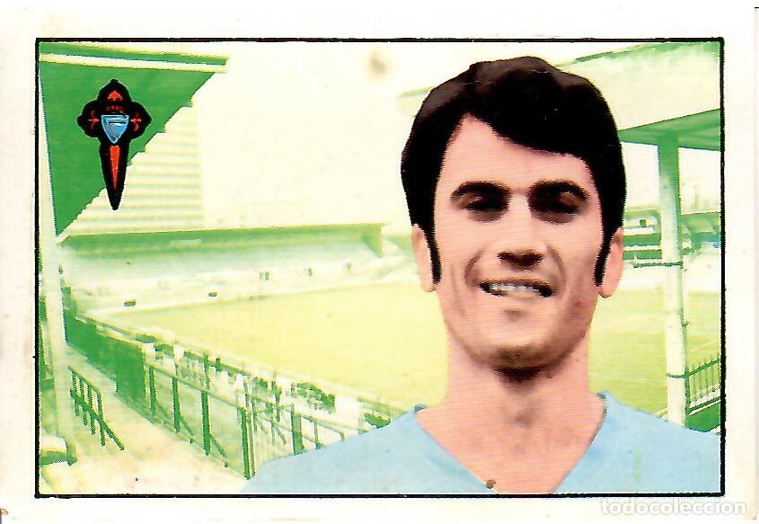 Cromos de F&uacute;tbol: Manolo (Celta): Fichaje n&ordm; 16 del album de futbol 1974-75 FHER