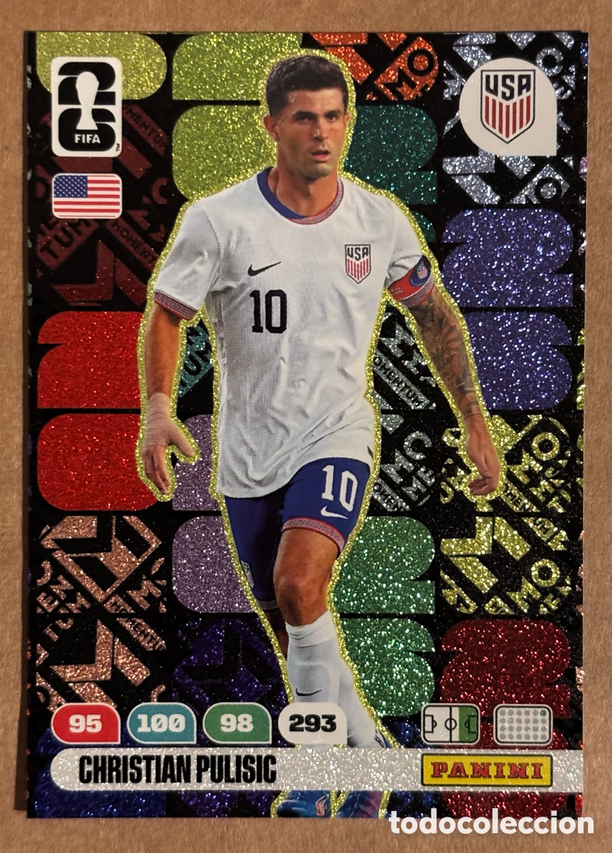 Cromos de F&uacute;tbol: CHRISTIAN PULISIC (USA). CARTA MOMENTUM PANINI ADRENALYN XL FIFA WORLD CUP 2026..