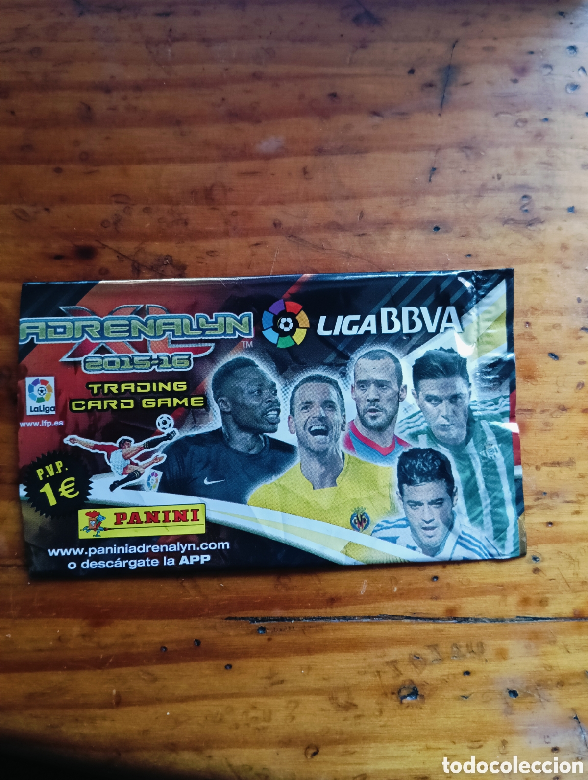 Football Stickers: Sobre vac&iacute;o Adrenalyn XL 2015-16 Liga BBVA Panini