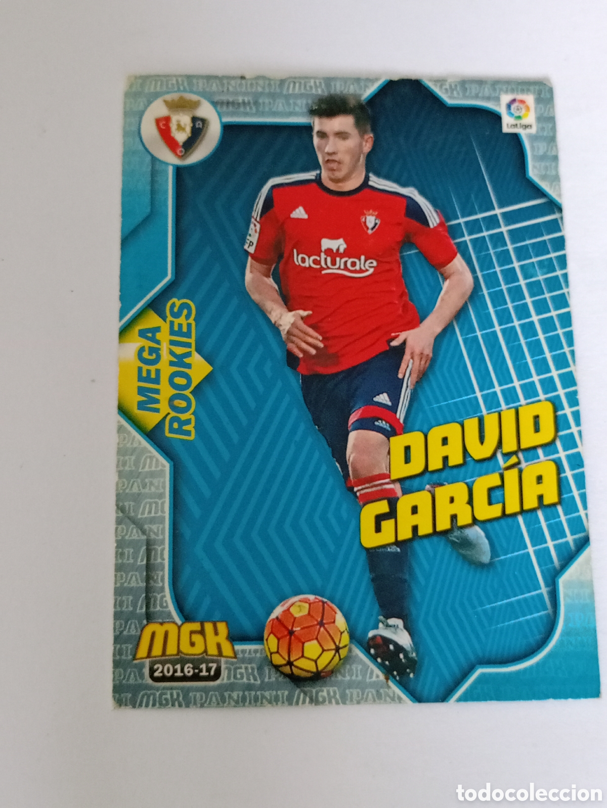 Cromos de F&uacute;tbol: MEGACRACKS 2016 2017 16 17 PANINI DAVID GARC&Iacute;A 405 ROOKIE OSASUNA COLECCI&Oacute;N LIGA MEGA CRACKS MGK