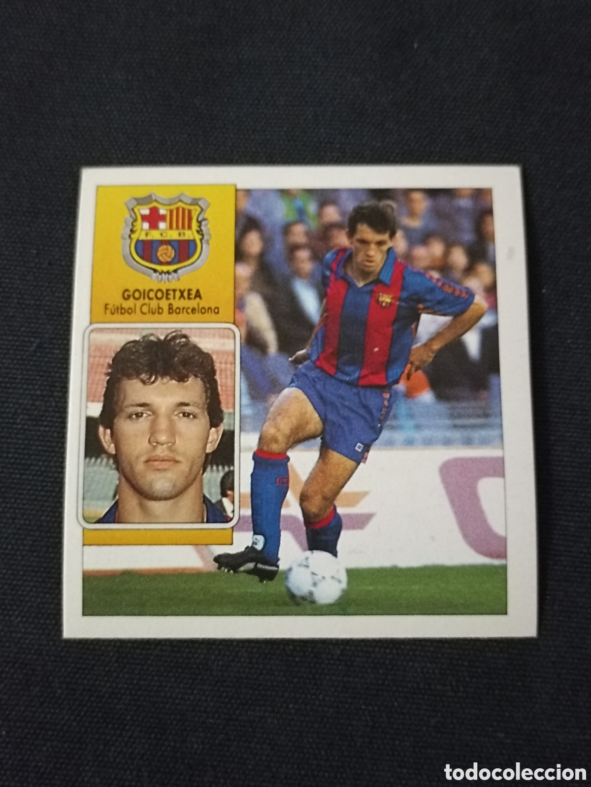 Cromos de F&uacute;tbol: Goicoetxea ( Futbol club Barcelona ). Liga este 92-93. Nunca pegado