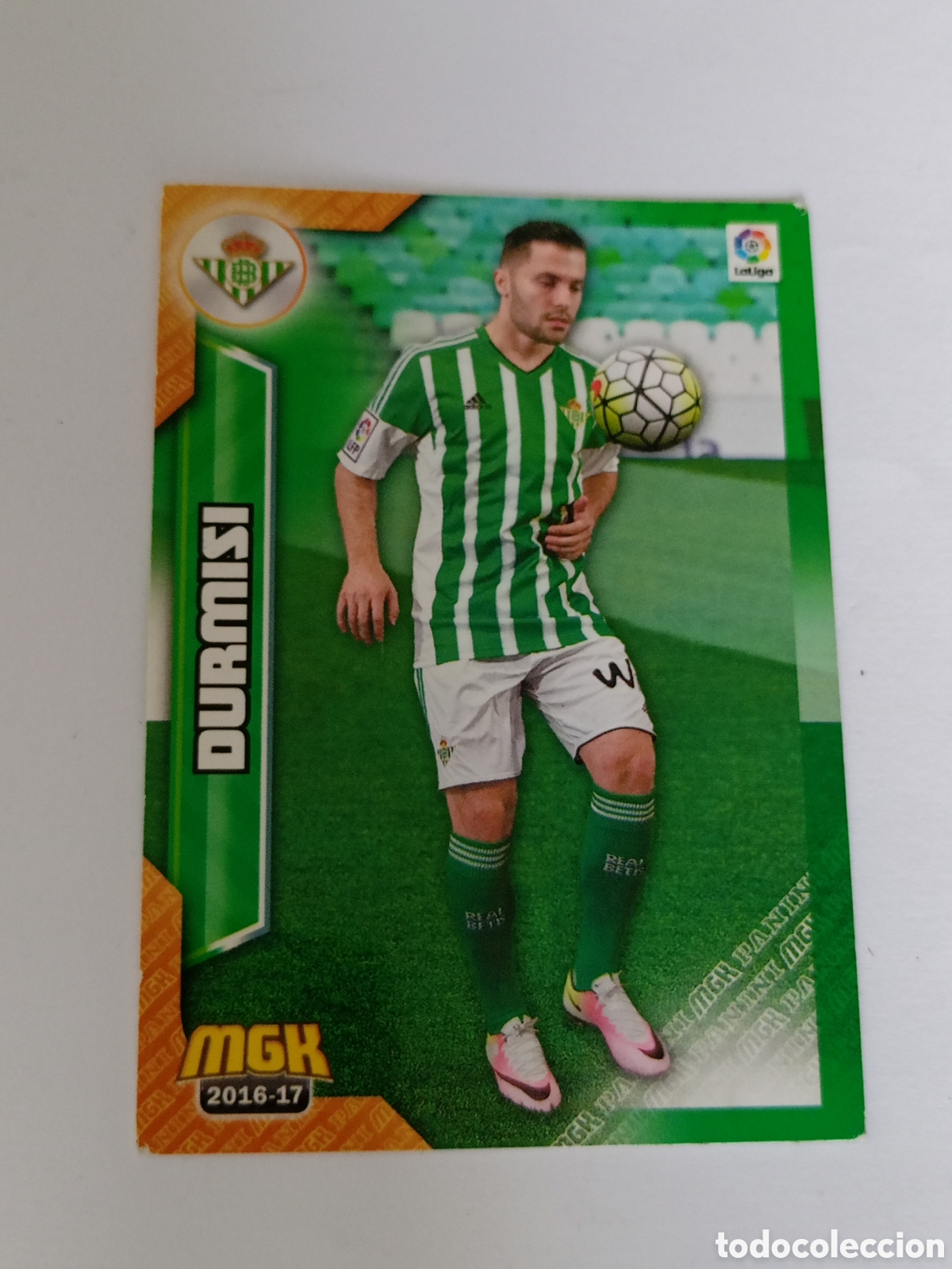 Cromos de Futebol: DURMISI N&ordm; 117 (REAL BETIS) MEGACRACKS 2016 2017 16 17 PANIN CARD ALBUM LIGA MEGA CRACKS MGK
