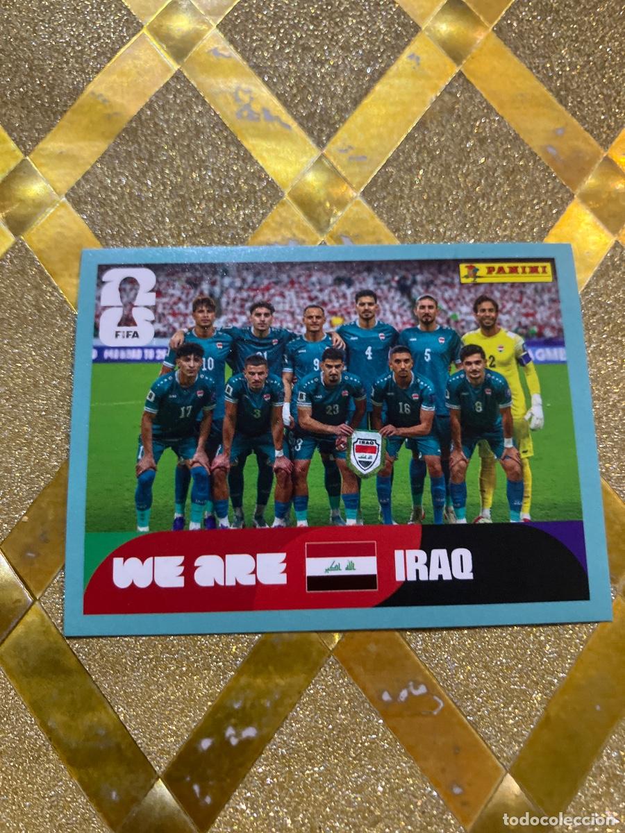 Cromos de F&uacute;tbol: CROMO DE F&Uacute;TBOL NUMERO IRQ 13 EQUIPO IRAK MUNDIAL 2026 MEXICO-EEUU-CANADA PANINI !