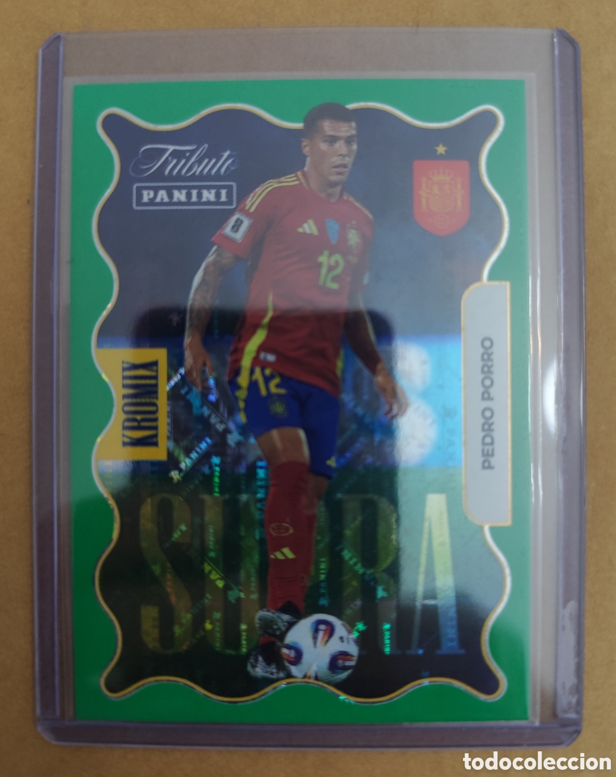 Cromos de F&uacute;tbol: KROMIX PEDRO PORRO SELECCI&Oacute;N ESPA&Ntilde;OLA 2000 2026 PANINI TRIBUTO