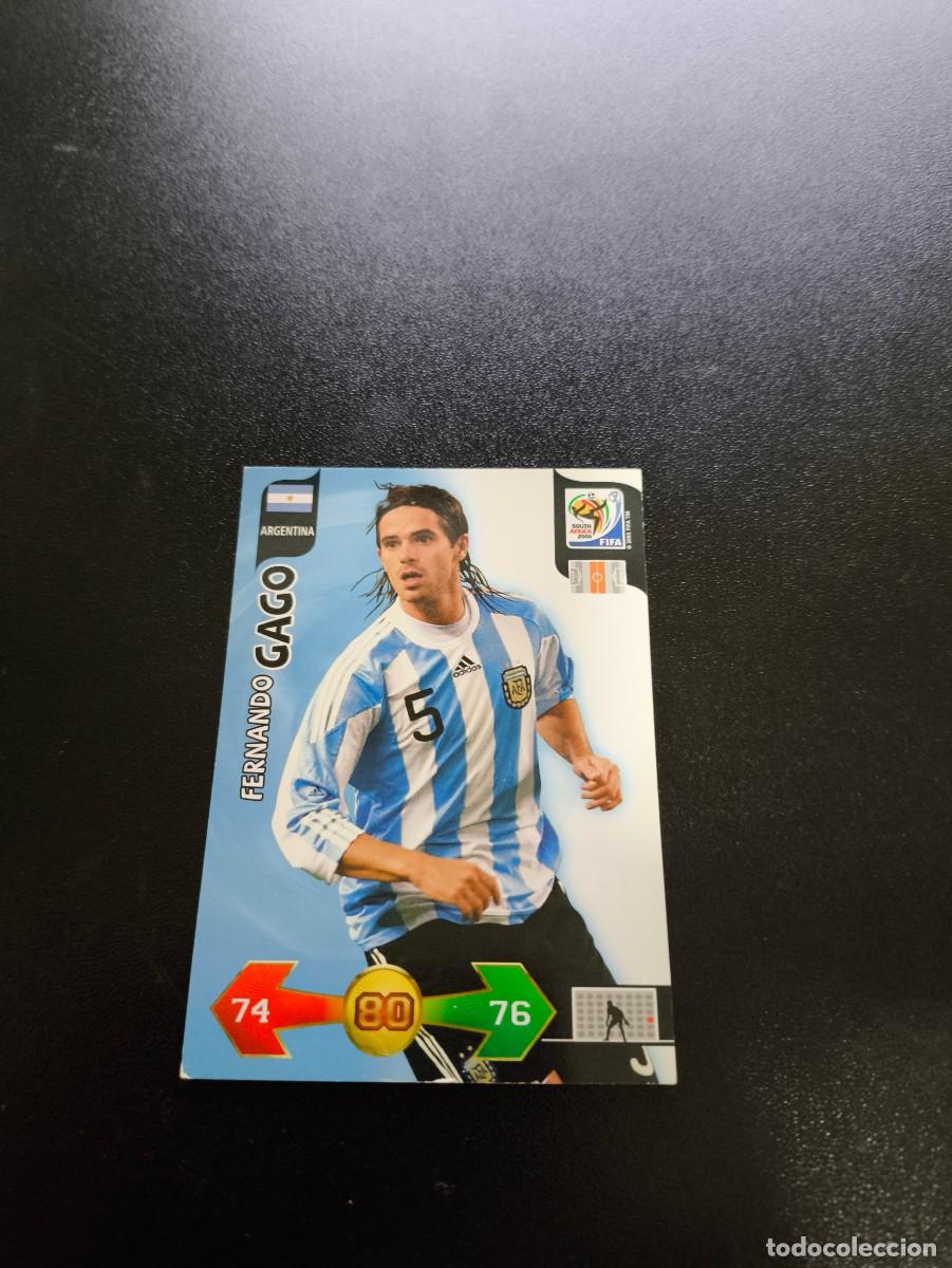 Cromos de F&uacute;tbol: Fernando Gago UK VERSION ARGENTINA ADRENALYN XL MUNDIAL SOUTH AFRICA 2010 FIFA WORLD CUP PANINI