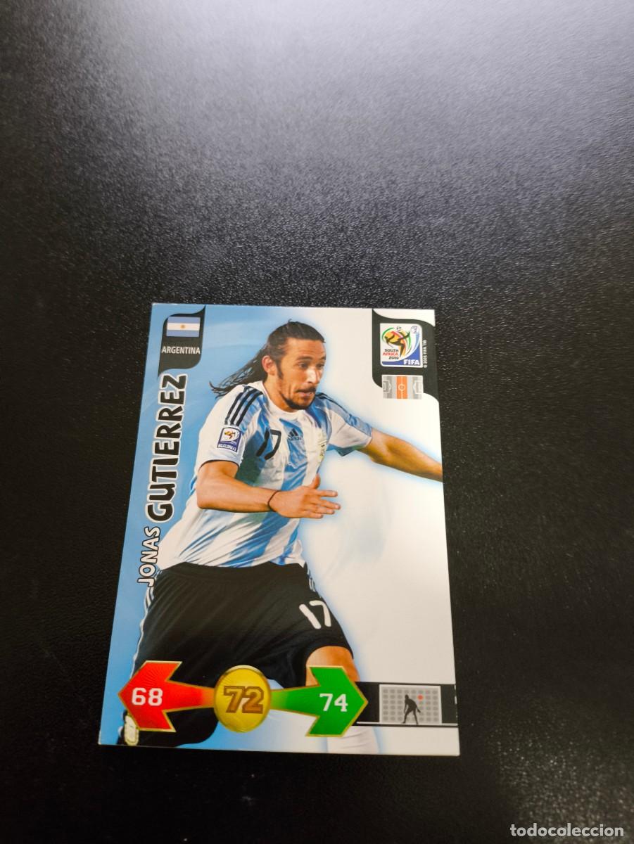 Cromos de F&uacute;tbol: Jonas Gutierrez ARGENTINA ADRENALYN XL MUNDIAL SOUTH AFRICA 2010 FIFA WORLD CUP PANINI