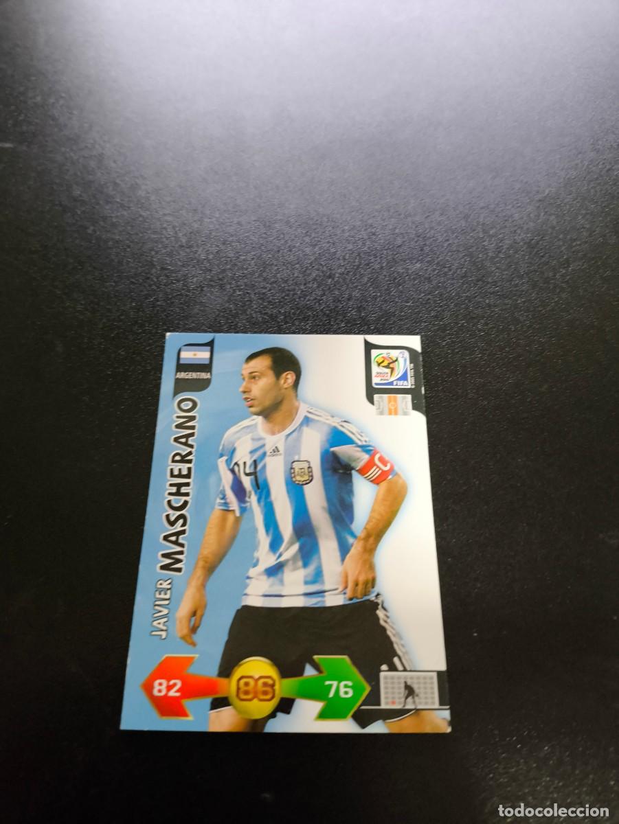Cromos de F&uacute;tbol: Javier Mascherano ARGENTINA ADRENALYN XL MUNDIAL SOUTH AFRICA 2010 WORLD CUP PANINI NO LIGA ESTE