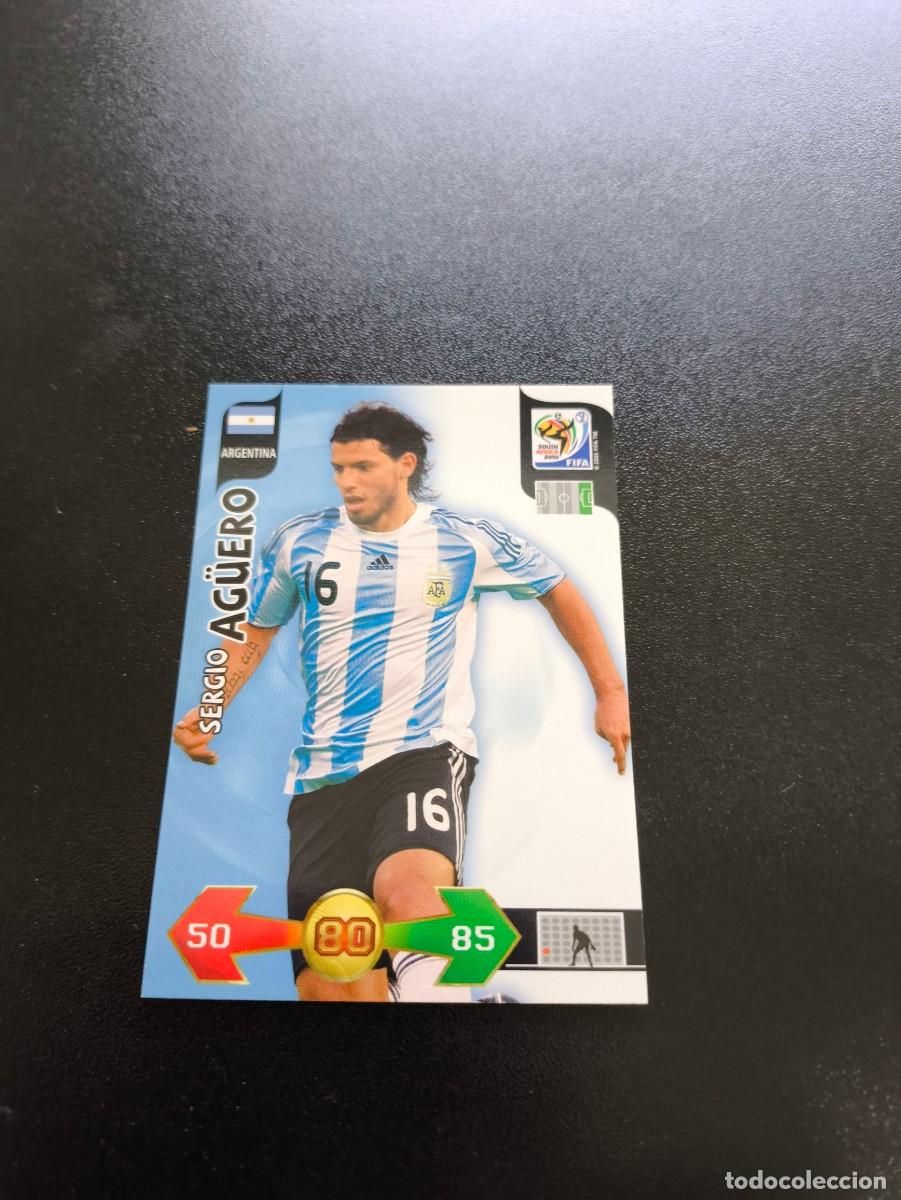 Cromos de F&uacute;tbol: Sergio Aguero ARGENTINA ADRENALYN XL MUNDIAL SOUTH AFRICA 2010 WORLD CUP PANINI NO LIGA ESTE