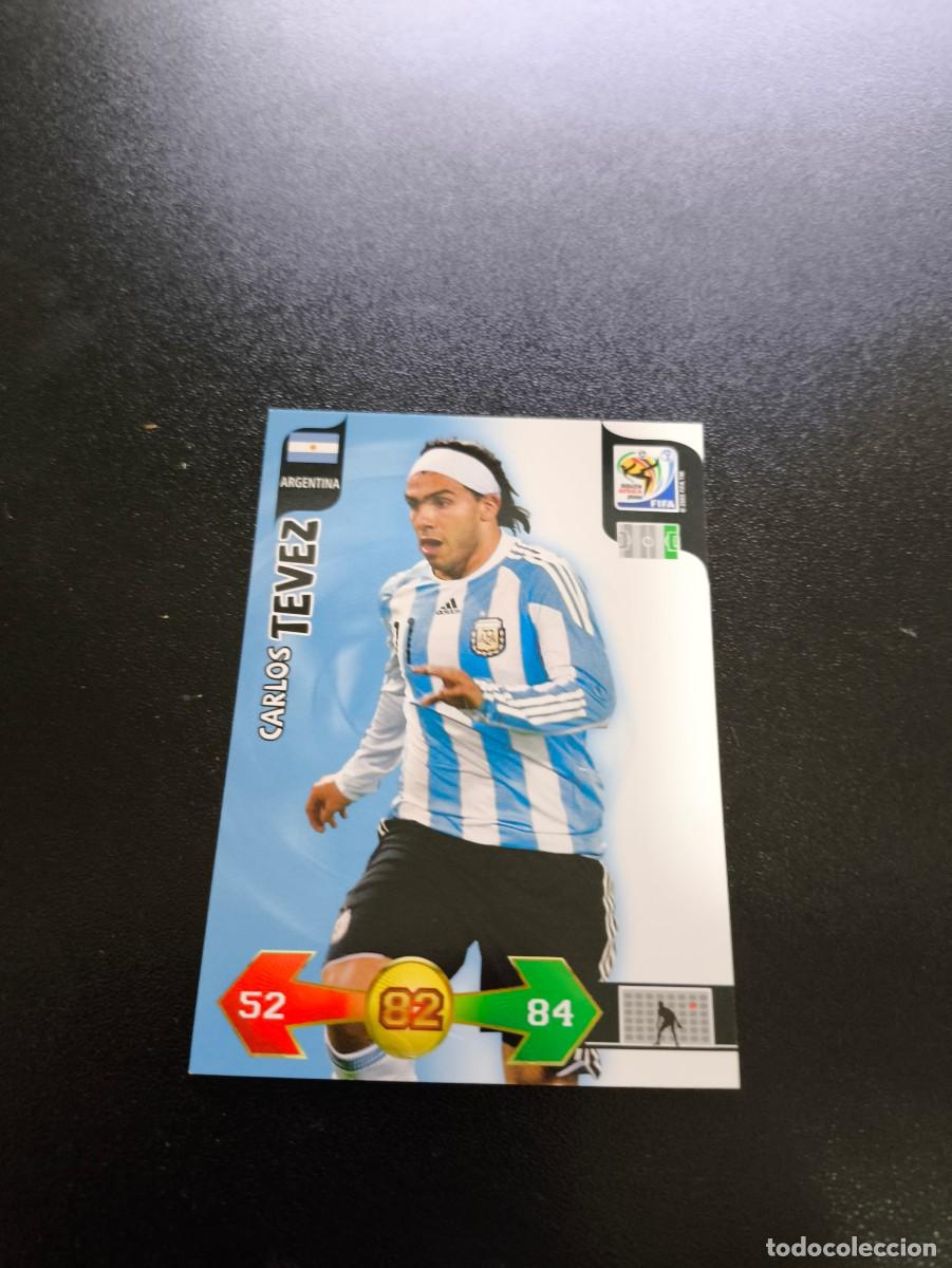Cromos de F&uacute;tbol: Carlos Tevez ARGENTINA ADRENALYN XL MUNDIAL SOUTH AFRICA 2010 WORLD CUP PANINI NO LIGA ESTE
