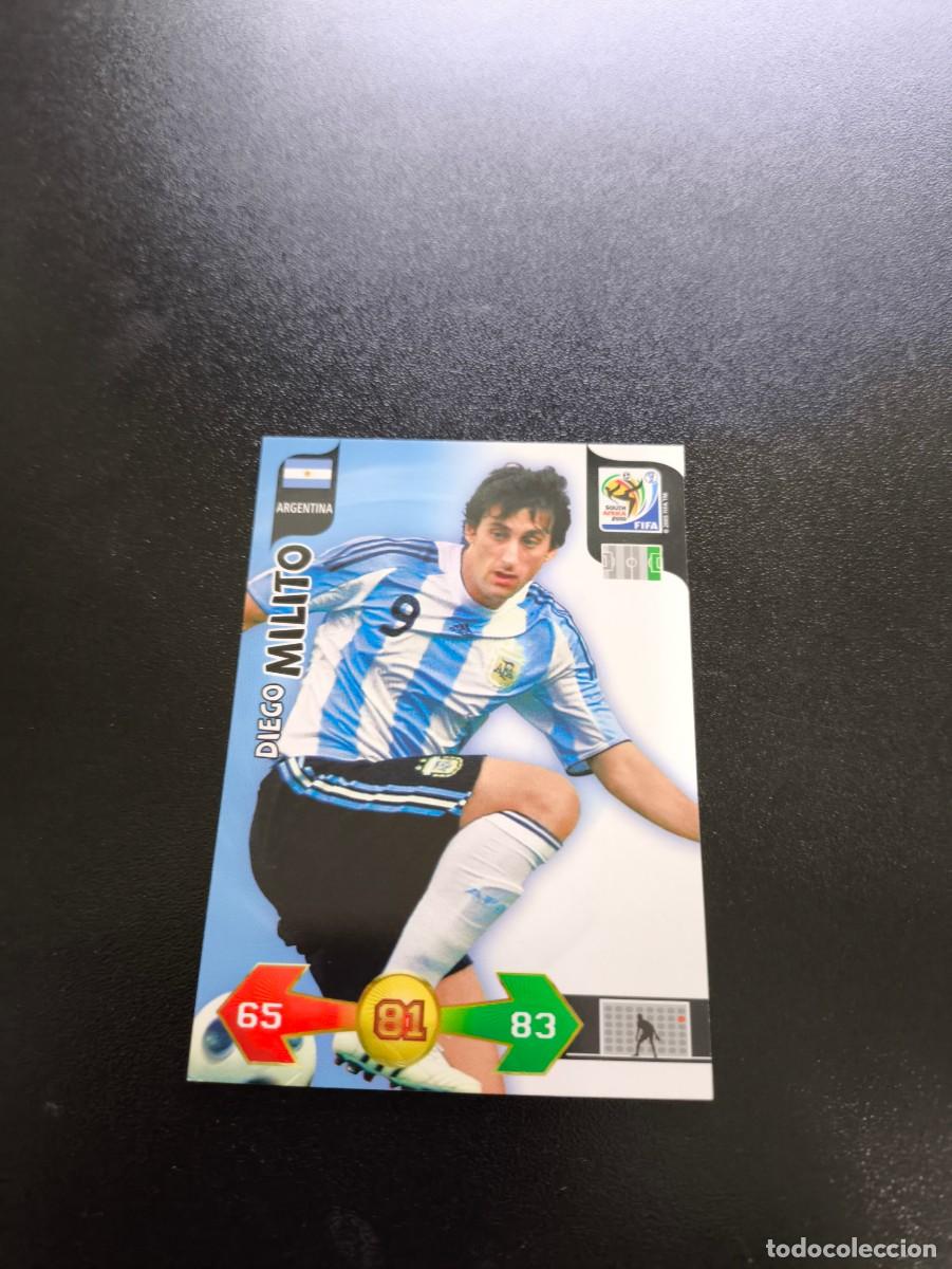 Cromos de F&uacute;tbol: Diego Milito ARGENTINA ADRENALYN XL MUNDIAL SOUTH AFRICA 2010 WORLD CUP PANINI NO LIGA ESTE